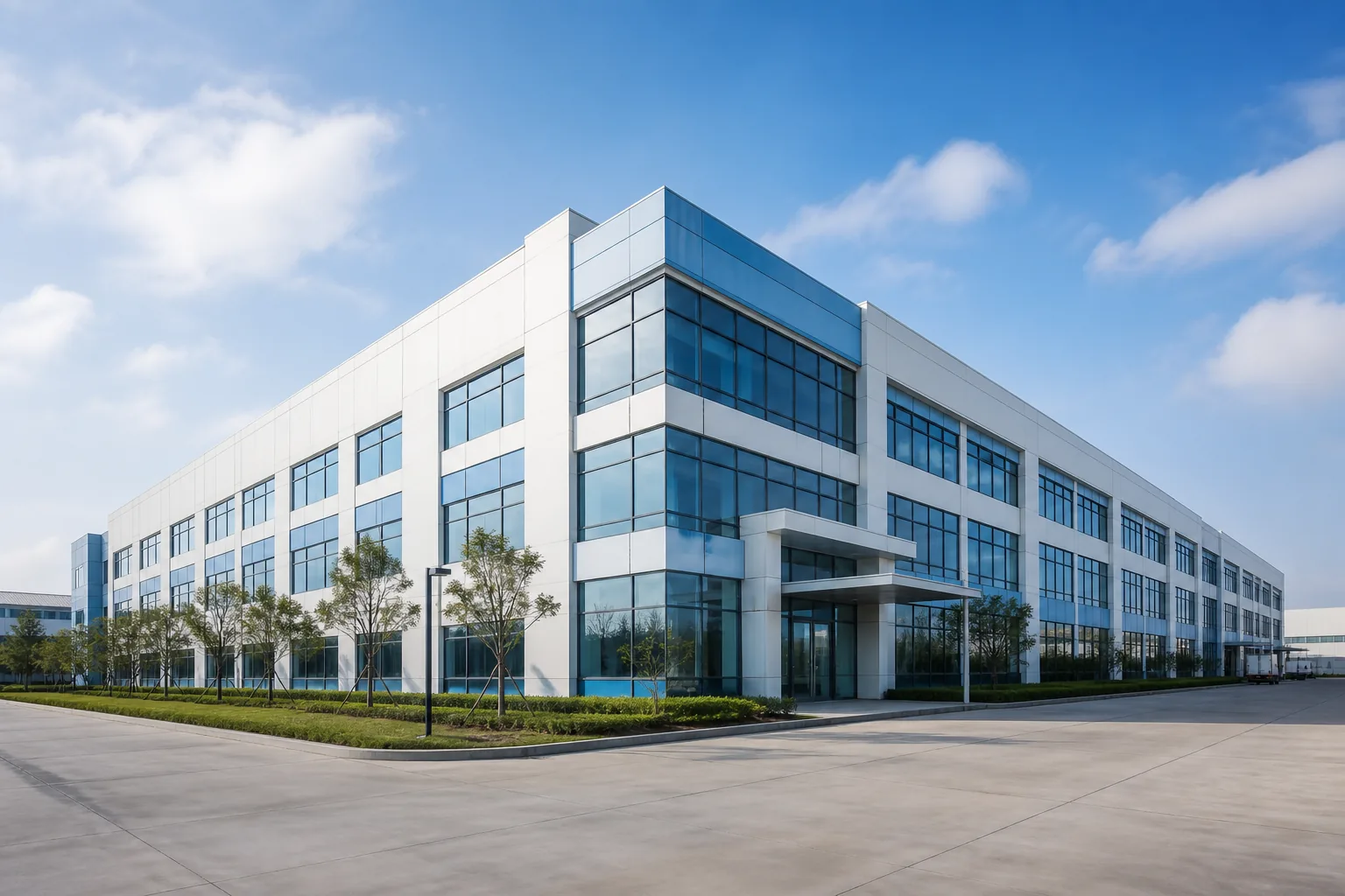 Haiyue Shengda modern manufacturing facility exterior
