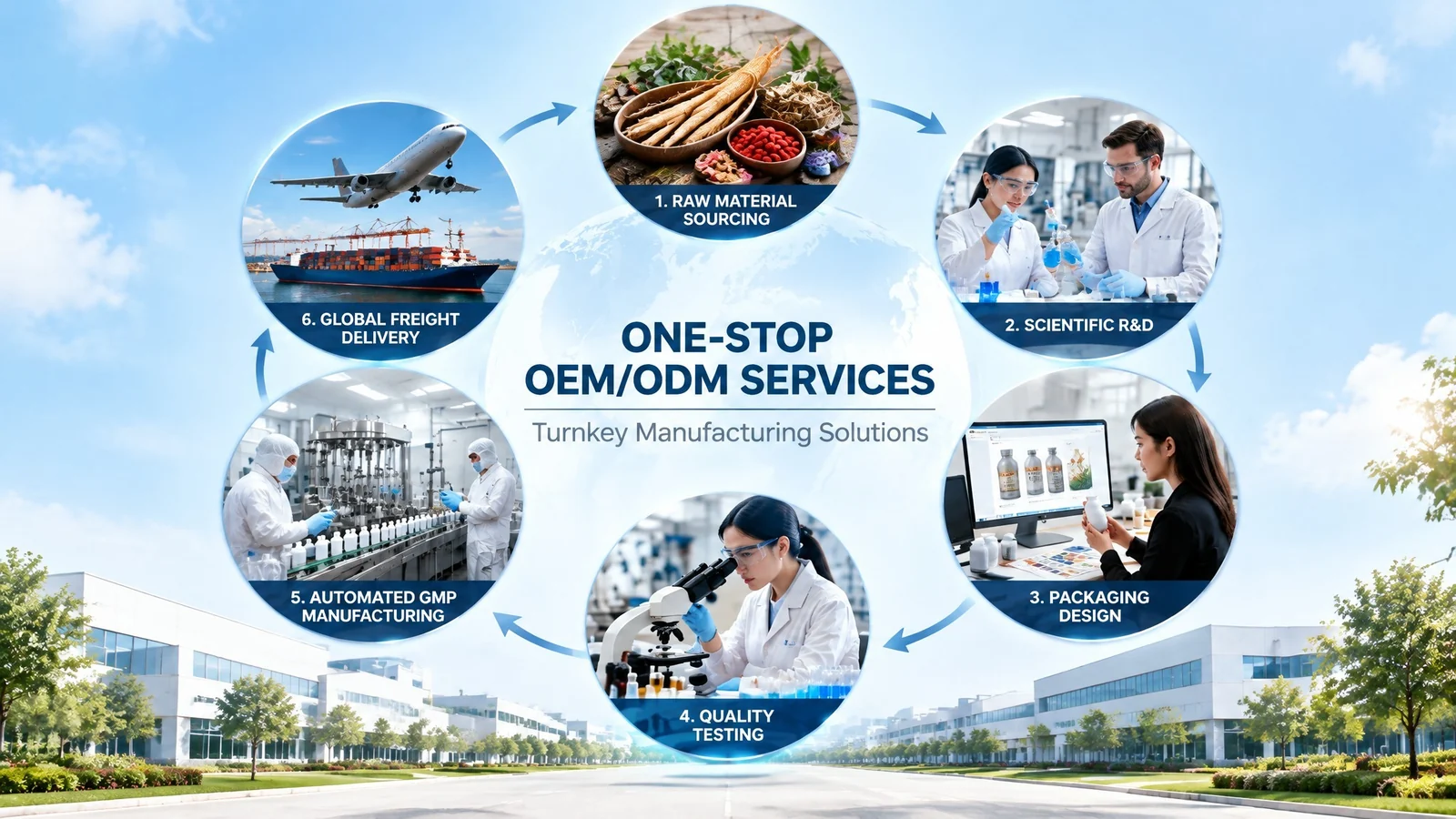 One-stop OEM/ODM service map