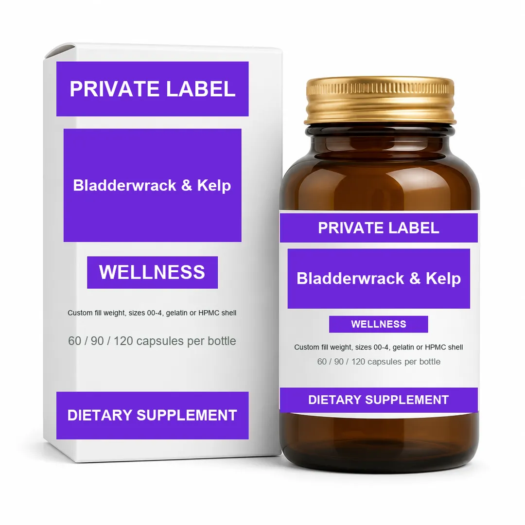 Bladderwrack & Kelp Capsules private label