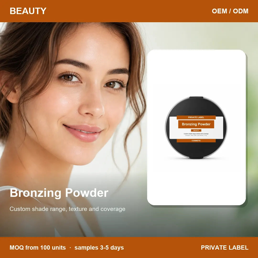 Bronzing Powder — private-label supplement, lifestyle scene