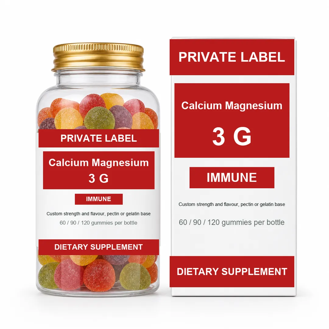 Calcium Magnesium Zinc & Vitamin D3 Gummies private label