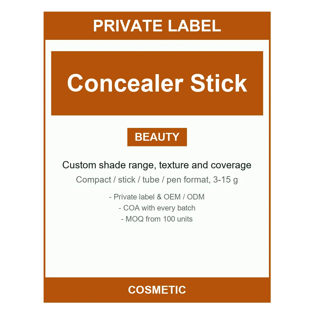 Concealer Stick — label design detail