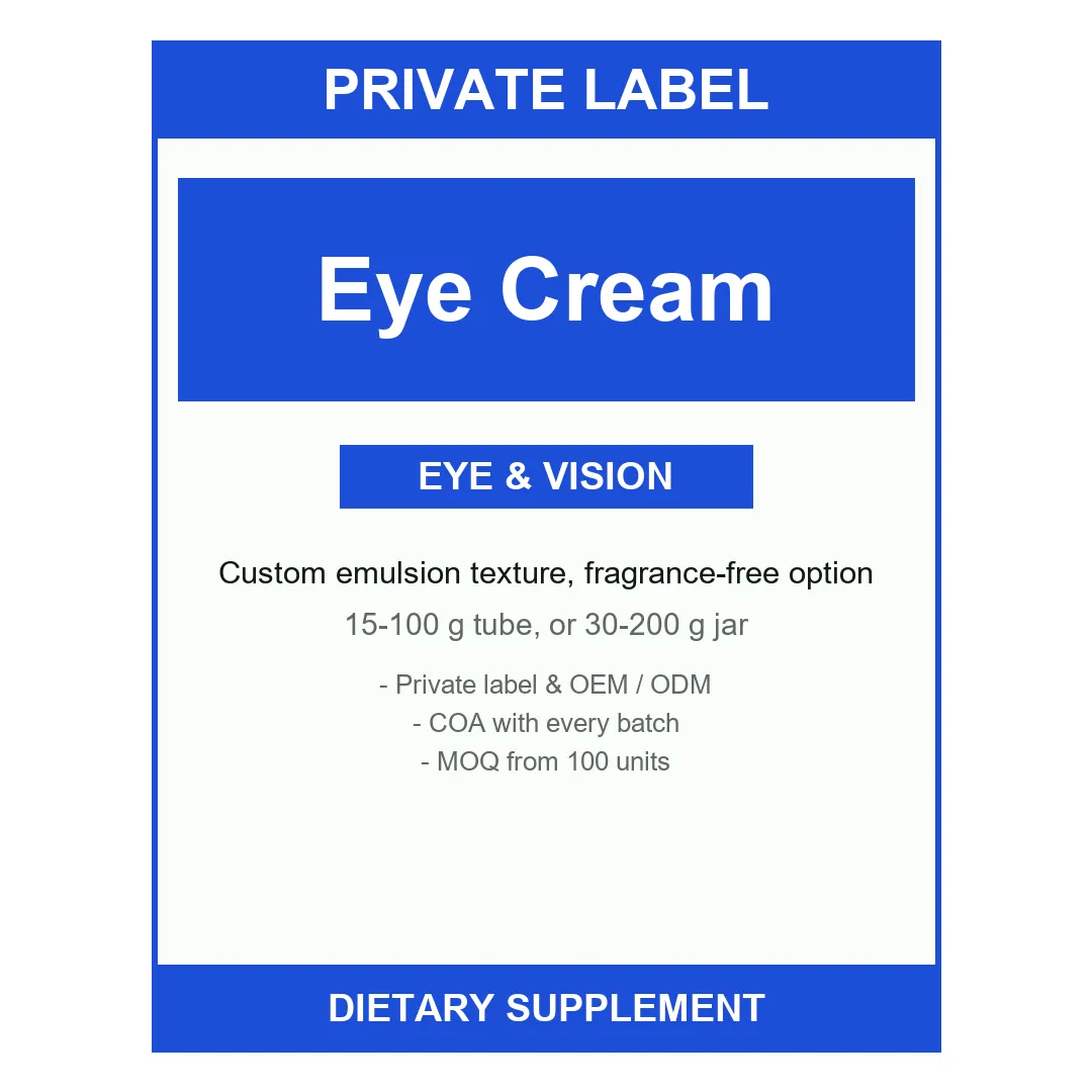 Eye Cream — label design detail