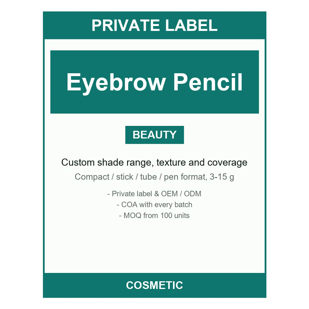 Eyebrow Pencil — label design detail