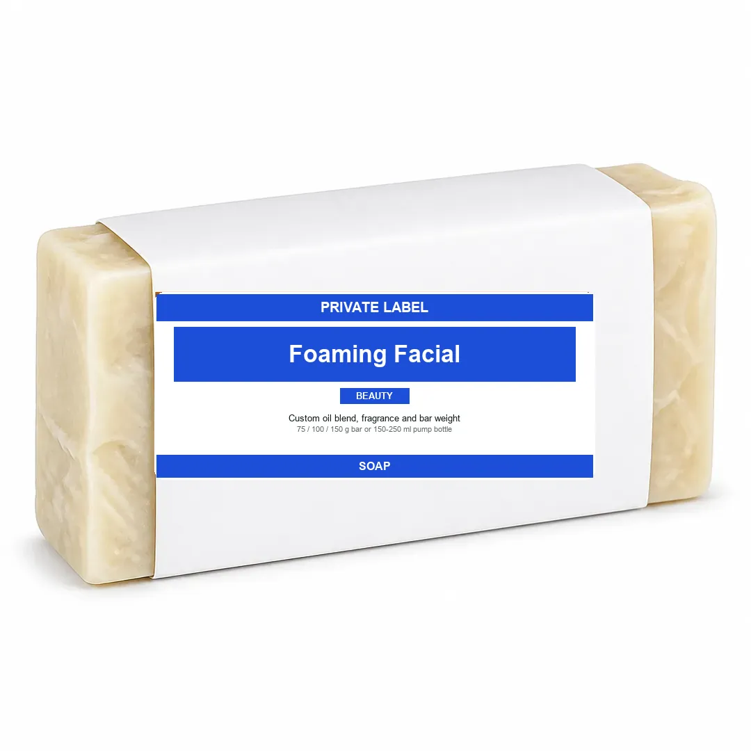 Foaming Facial Cleanser private label