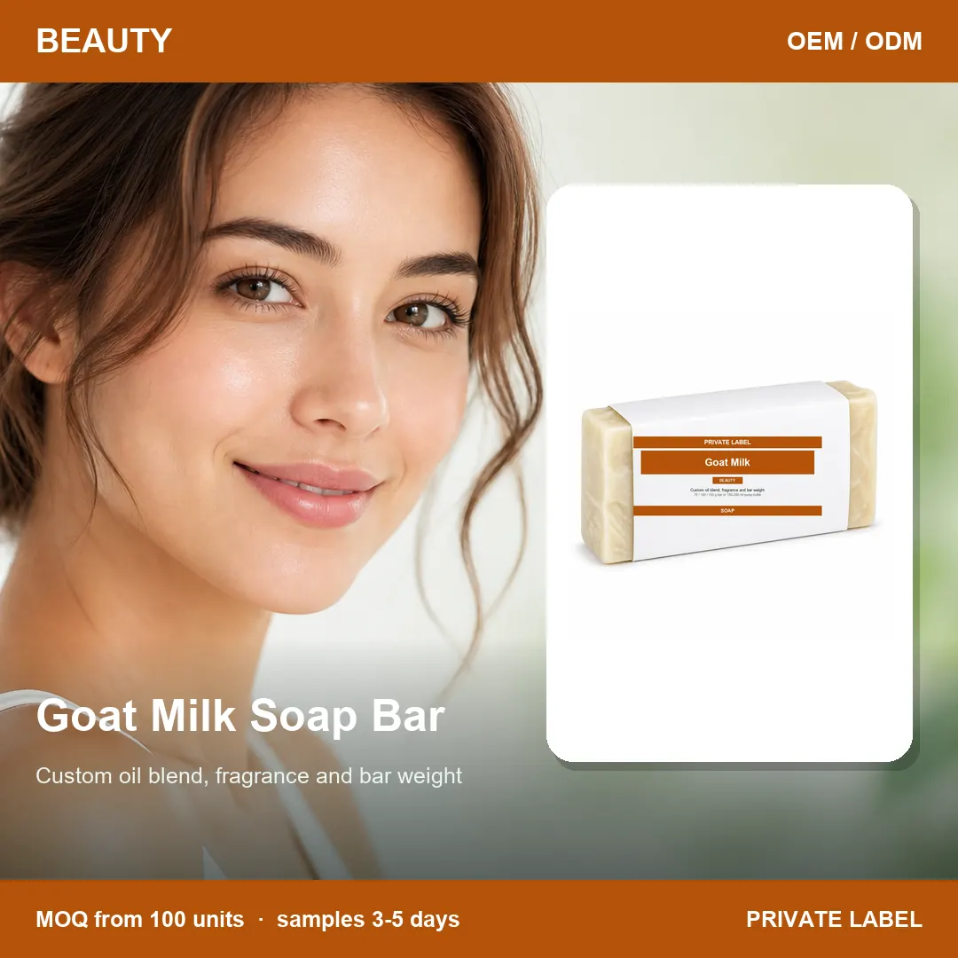 Goat Milk Soap Bar — private-label supplement, lifestyle scene