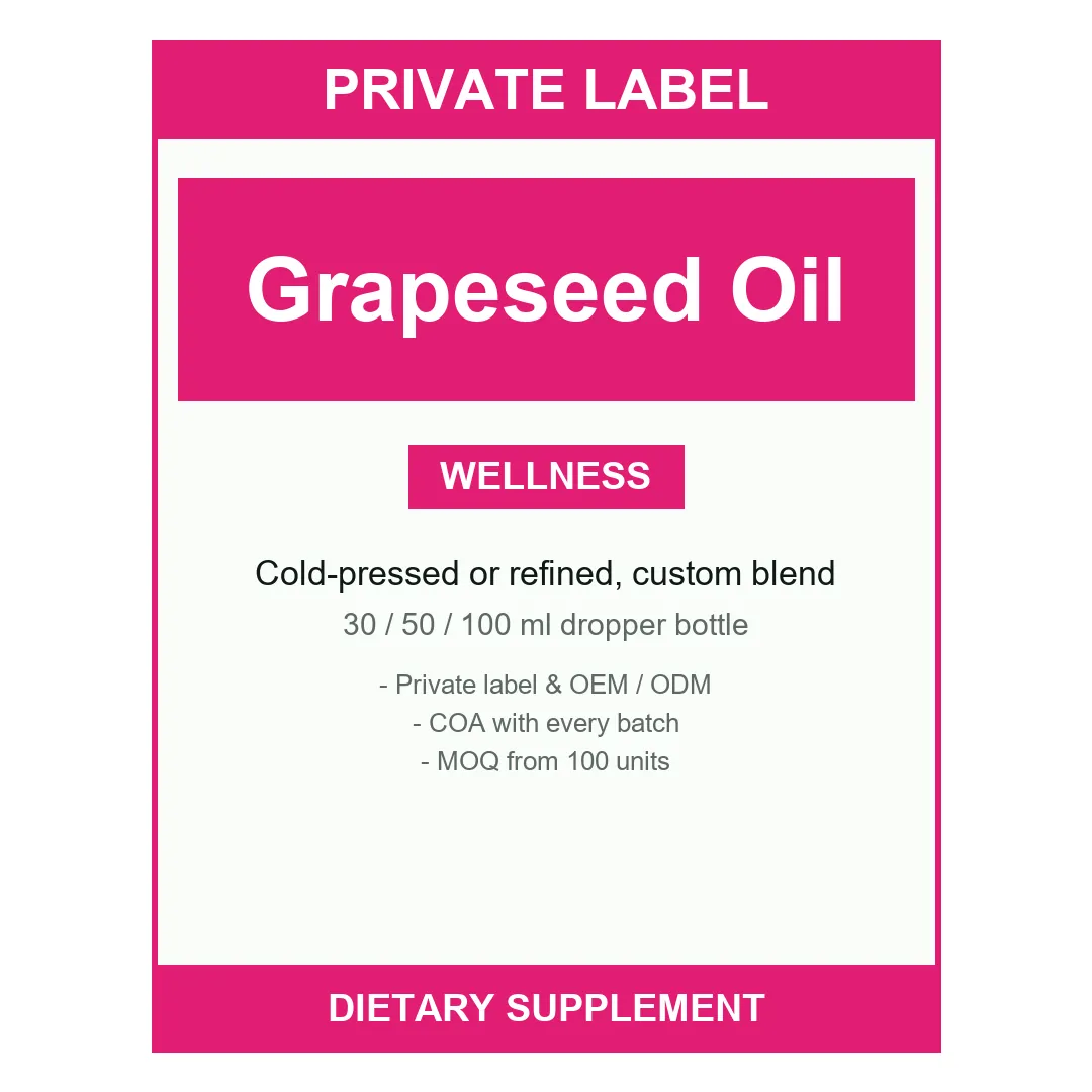 Grapeseed Oil — label design detail