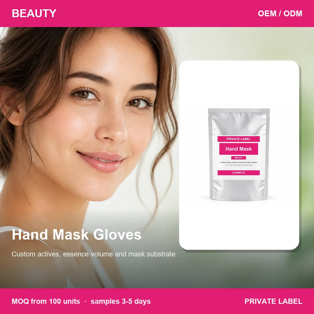 Hand Mask Gloves — private-label supplement, lifestyle scene