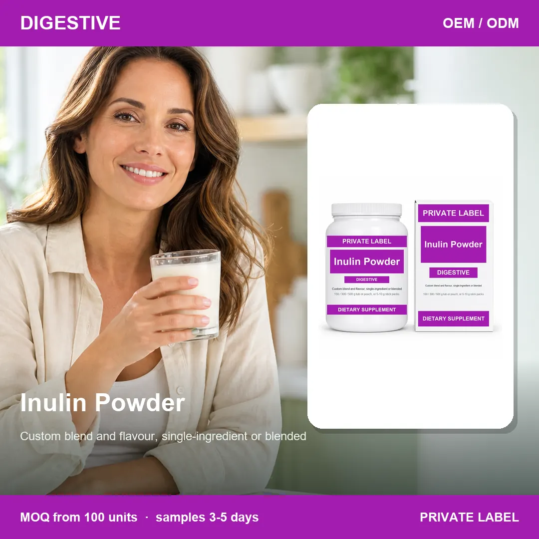 Inulin Powder — private-label supplement, lifestyle scene