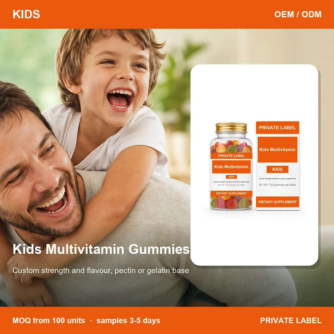 Kids Multivitamin Gummies — private-label supplement, lifestyle scene