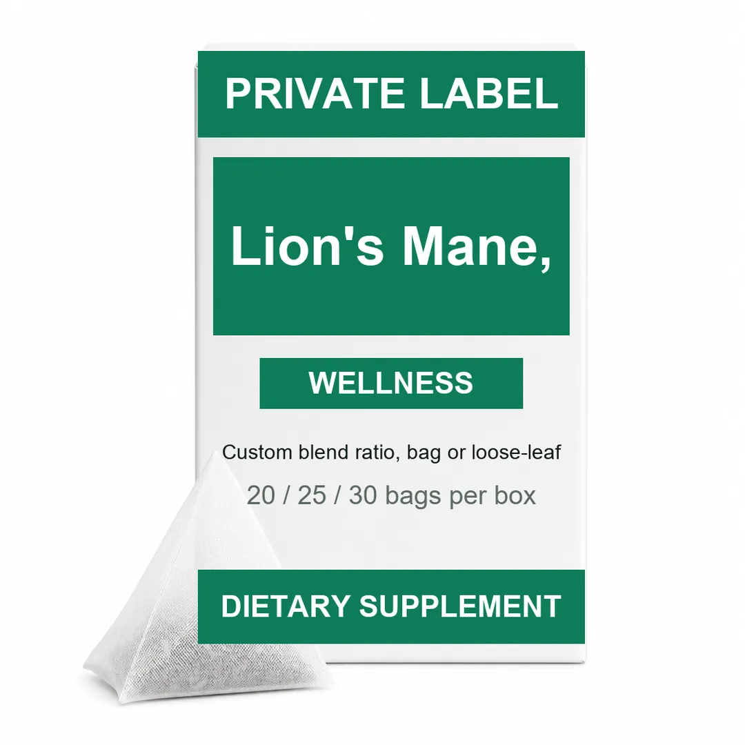 Lion's Mane, Clove & Sea Buckthorn Herbal Tea private label