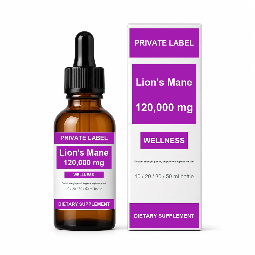 Lion's Mane Liquid Drops 120,000 mg private label