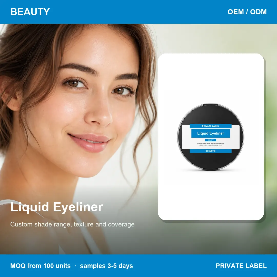 Liquid Eyeliner — private-label supplement, lifestyle scene