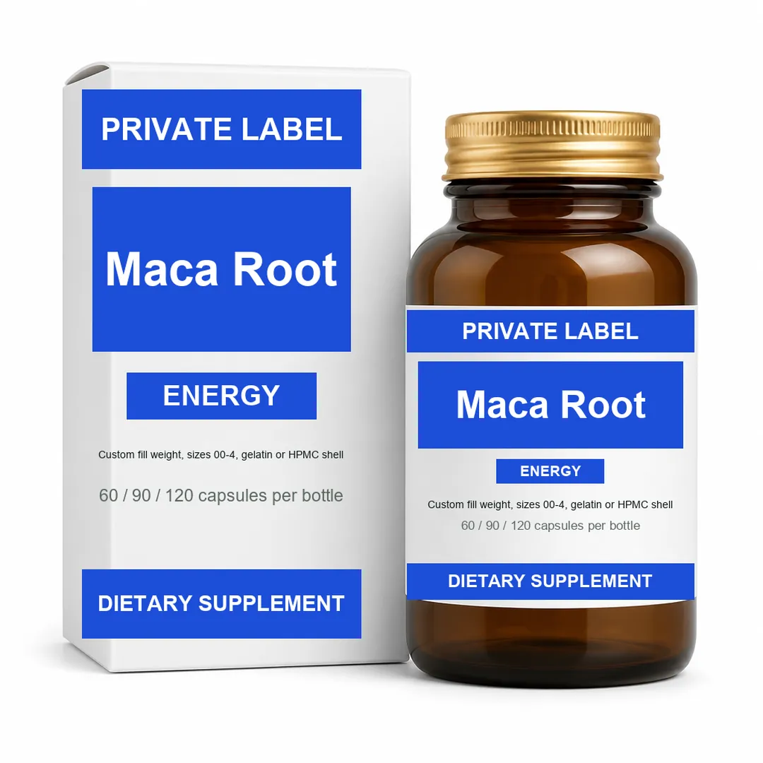 Maca Root & Ginseng Capsules private label