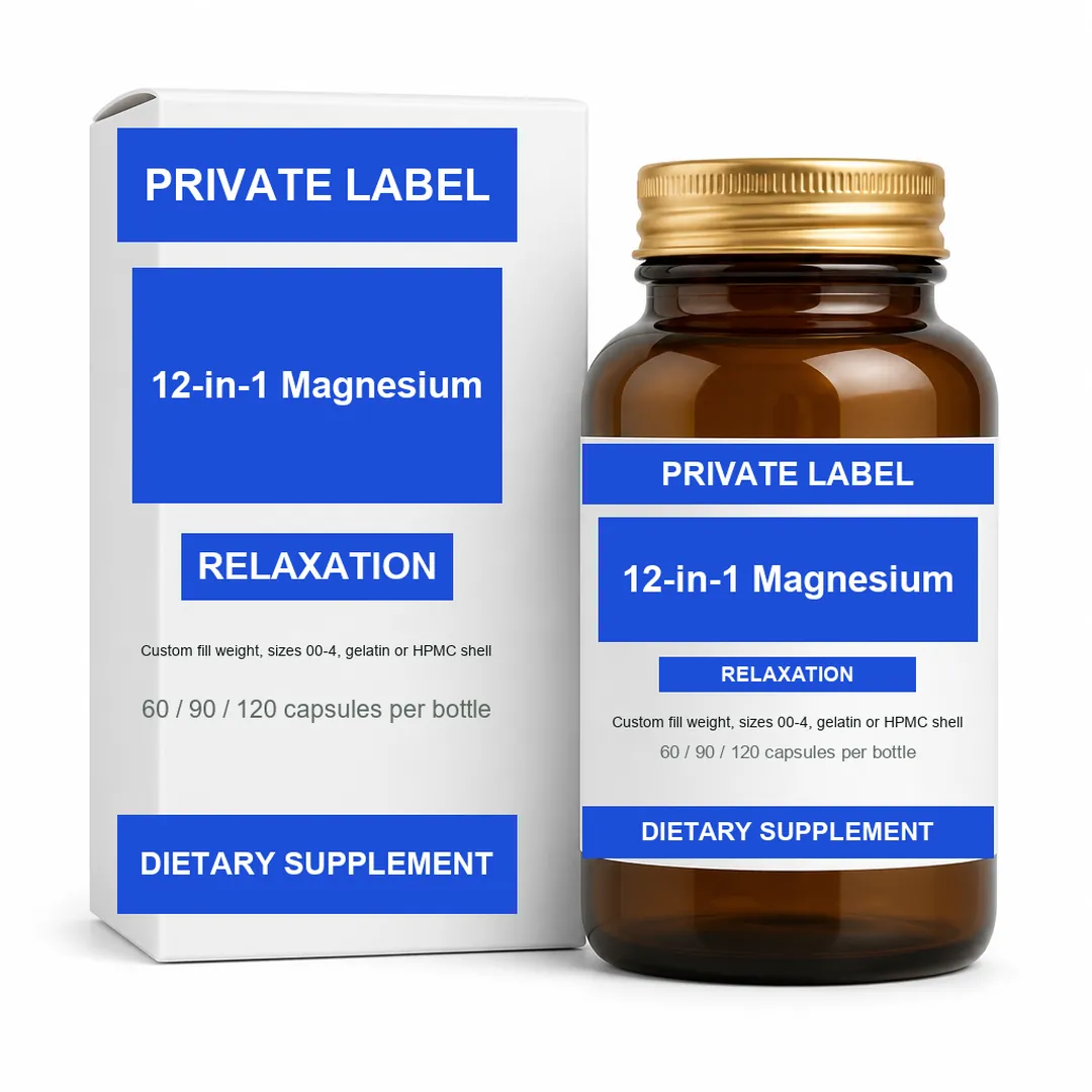 12-in-1 Magnesium Complex Capsules private label