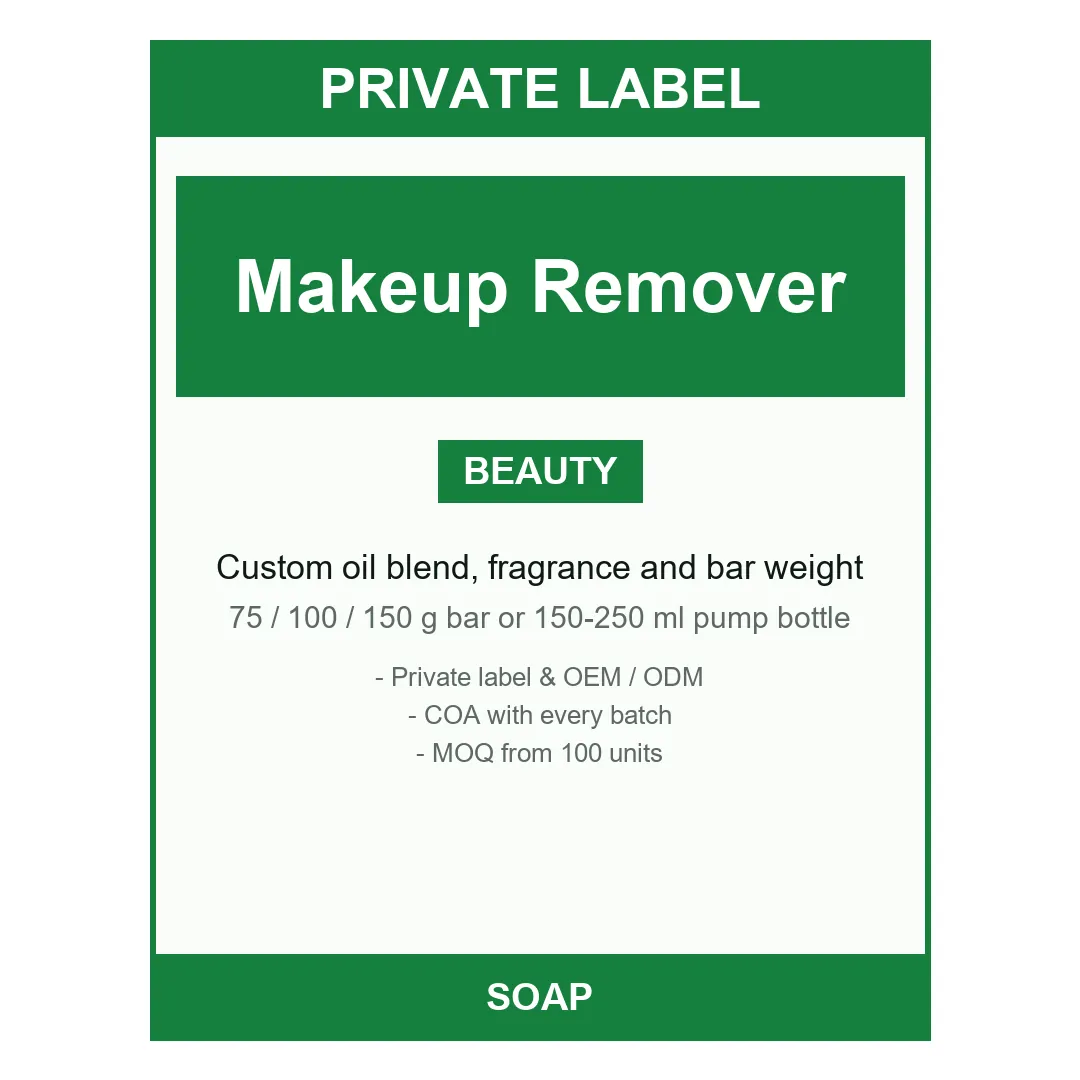 Makeup Remover Balm — label design detail