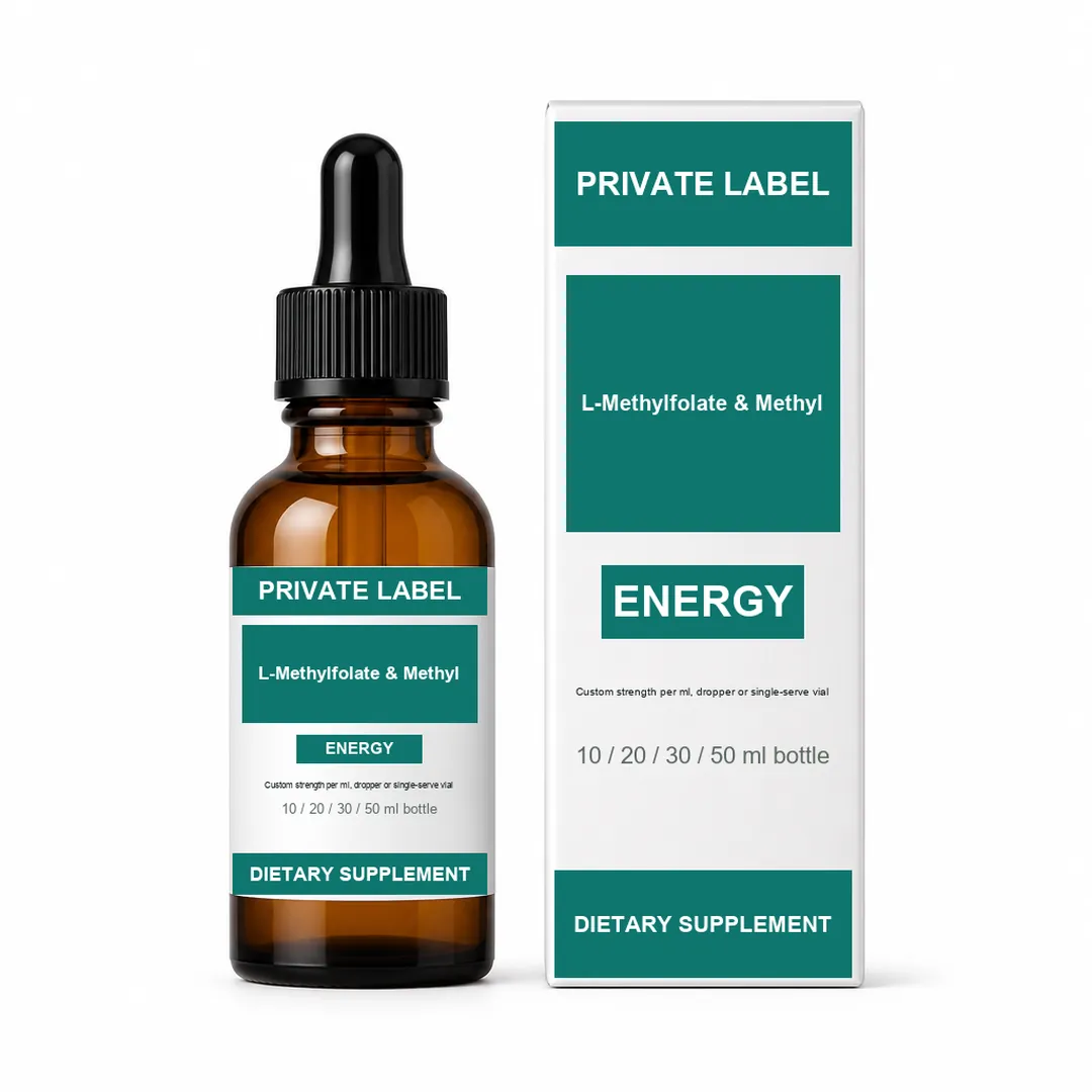 L-Methylfolate & Methyl B12 Liquid Drops private label