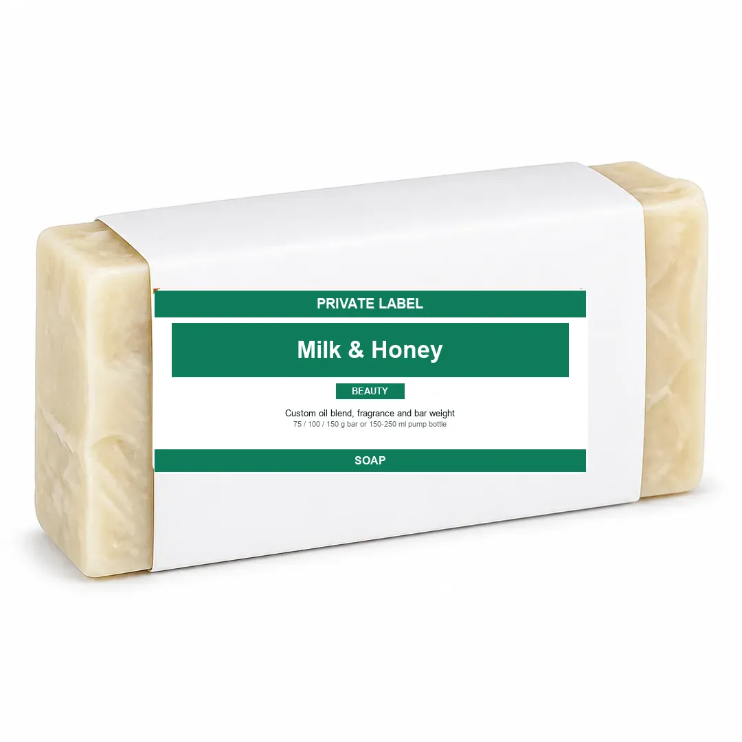 Milk & Honey Cleansing Bar private label