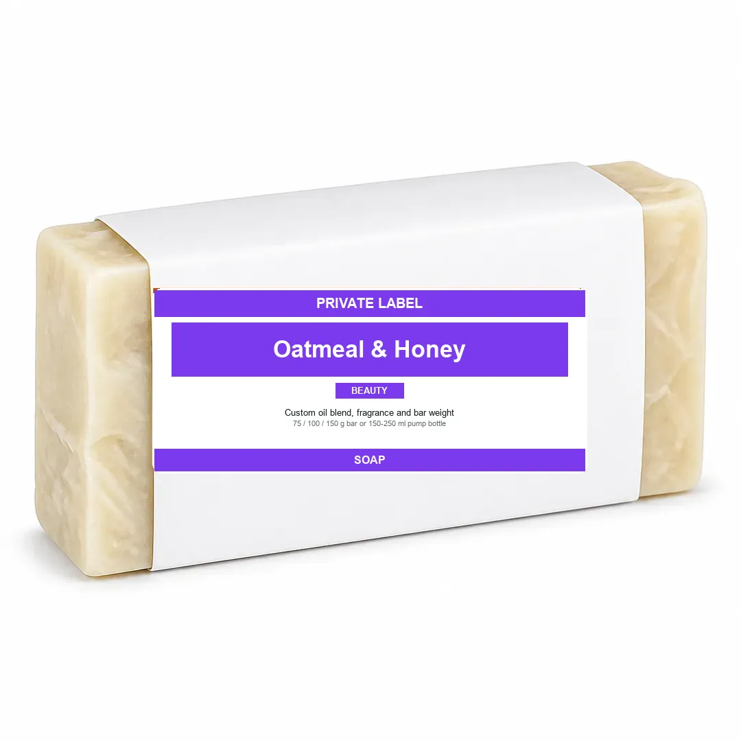 Oatmeal & Honey Soap private label