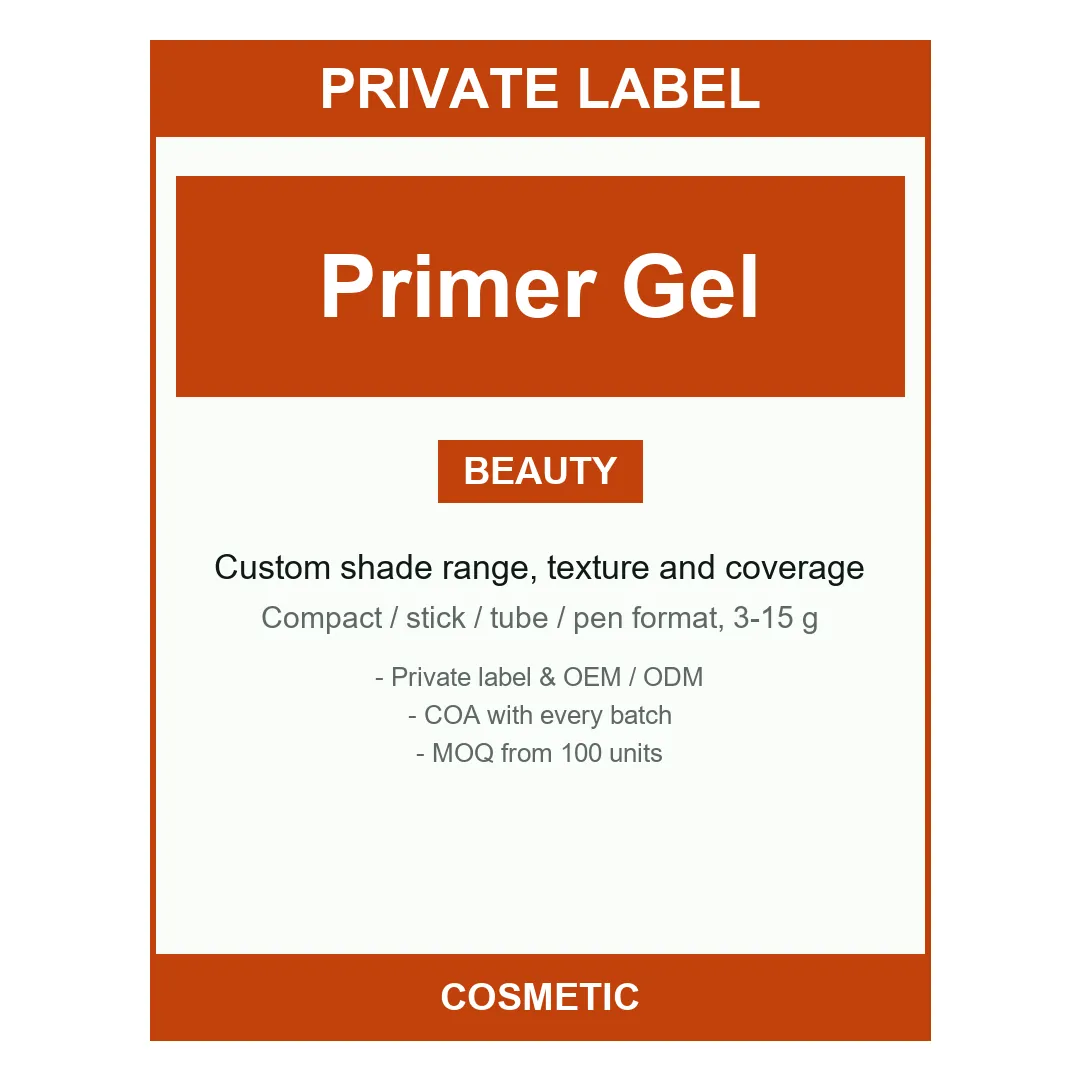 Primer Gel — label design detail
