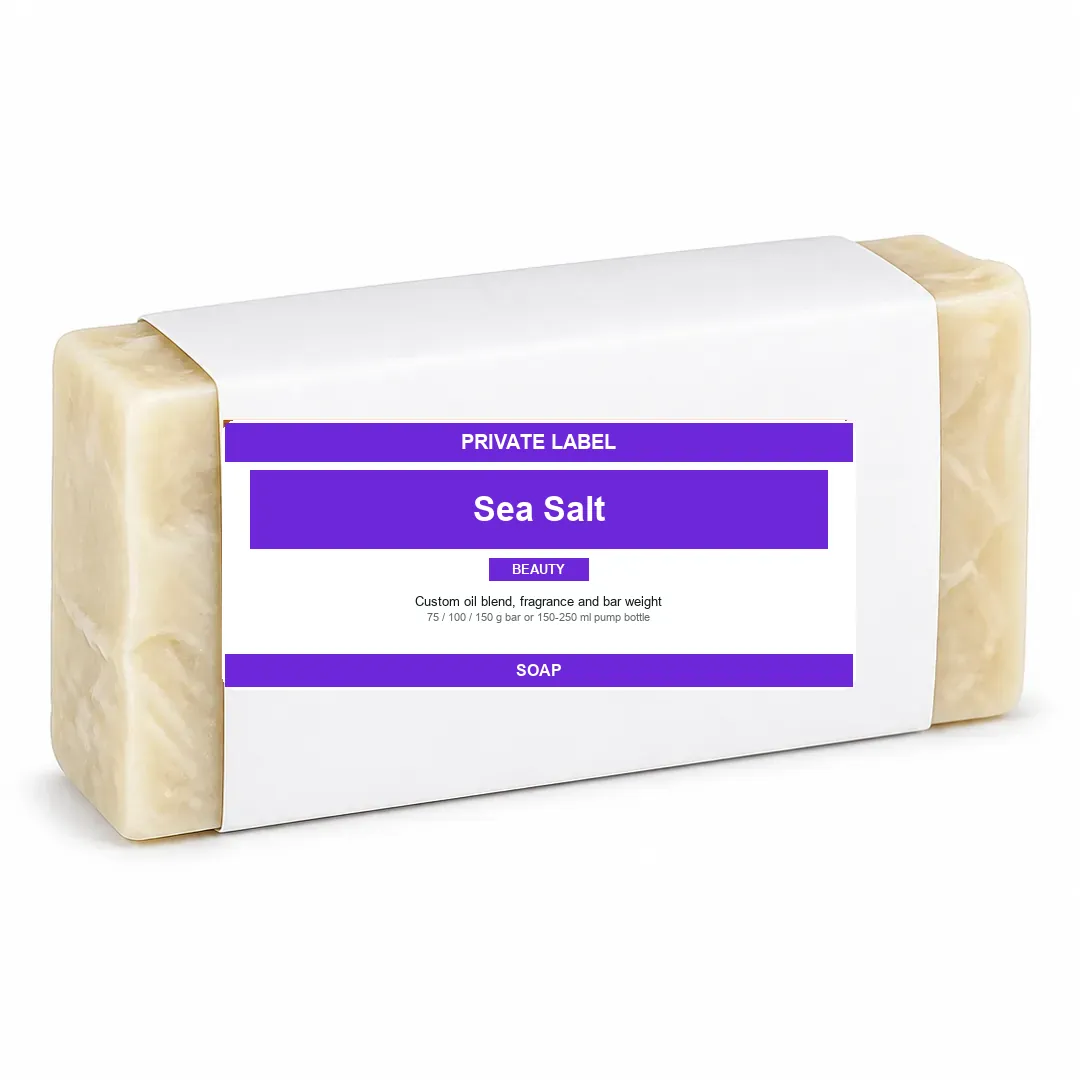 Sea Salt Soap Bar private label