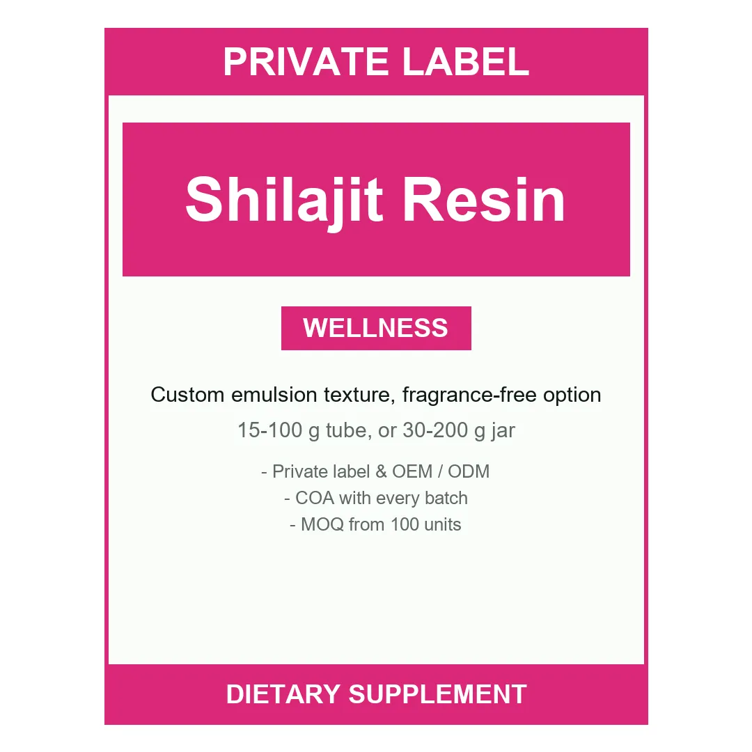 Shilajit Resin — label design detail