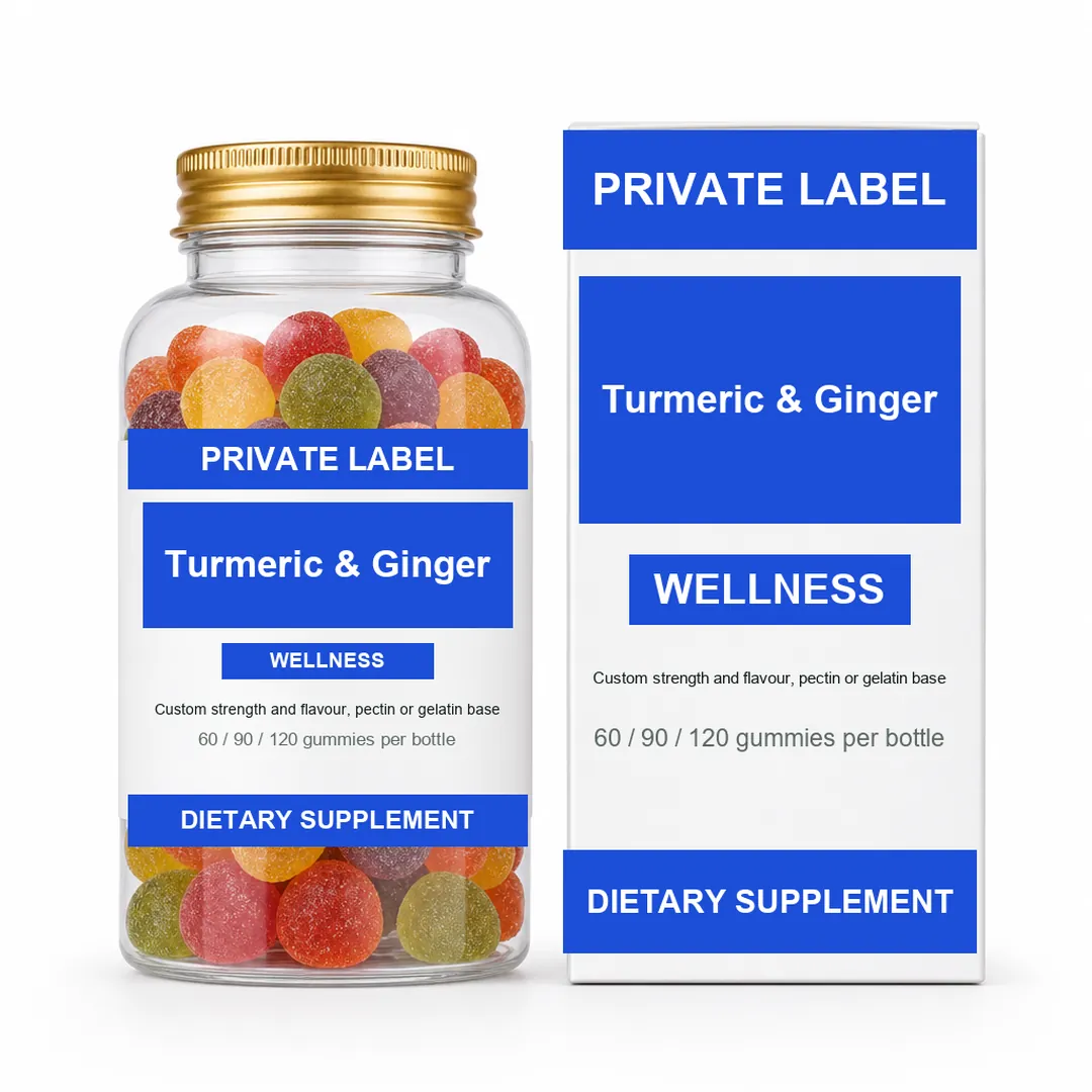 Turmeric & Ginger Gummies private label