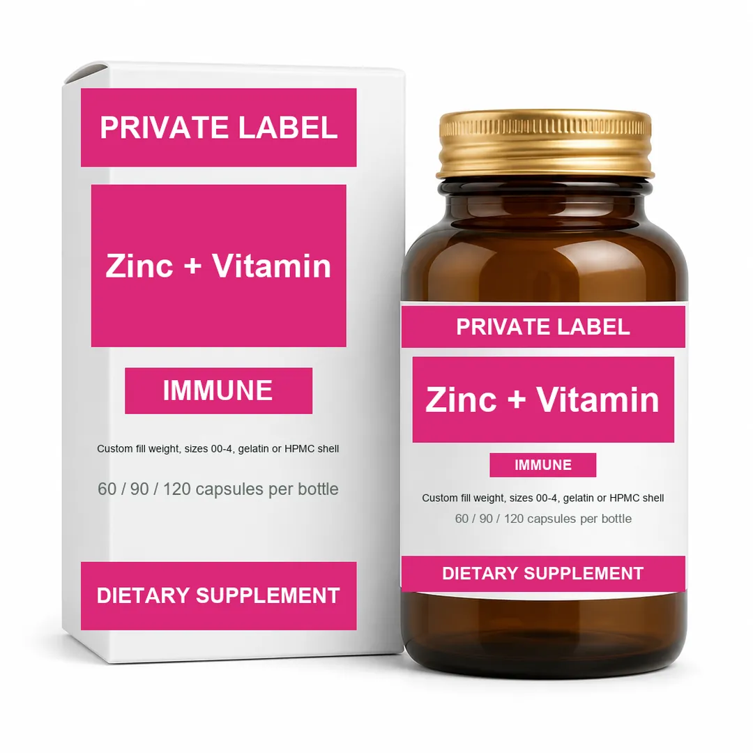 Zinc + Vitamin C Capsules private label
